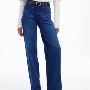 Madewell Emmett Wide Leg Jeans: Patch Pocket Edition